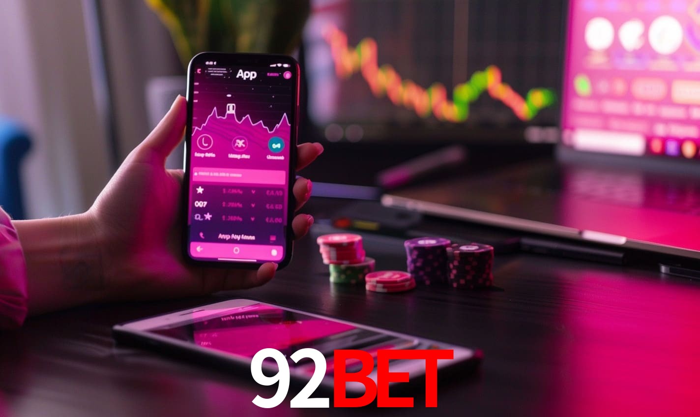 Comparação APP mobile vs versão web da 92bet